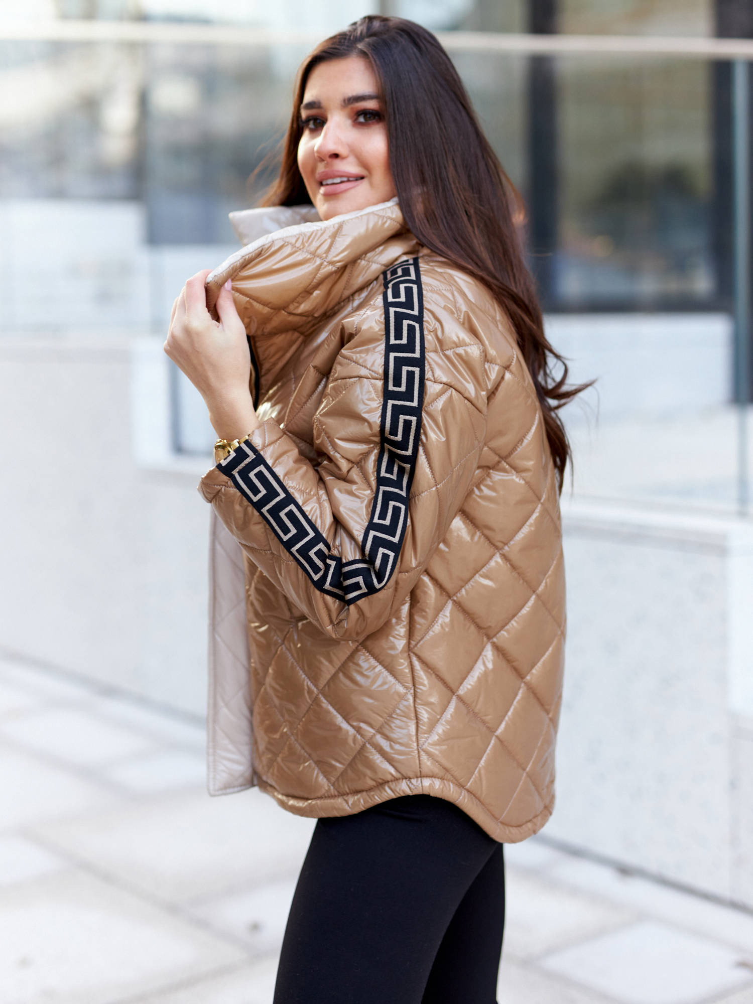 Jachetă caramel Cocomore cmgKR979.R59