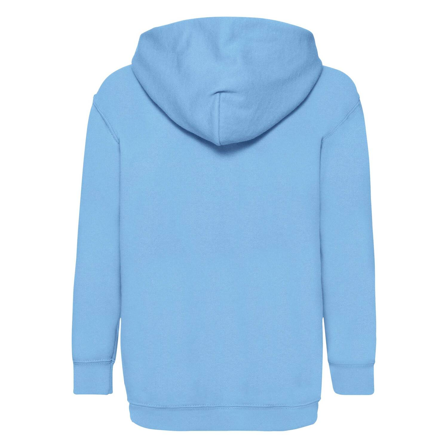 Blue children's sweatshirt Classic kangaroo Fruit of the Loom