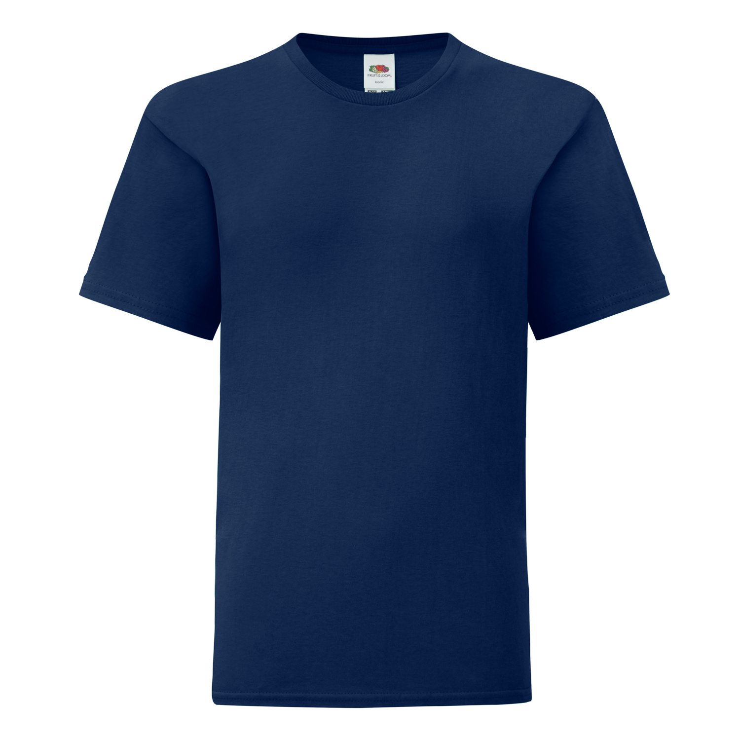 Navy blue children&#039;s t-shirt in combed cotton Fruit of the Loom