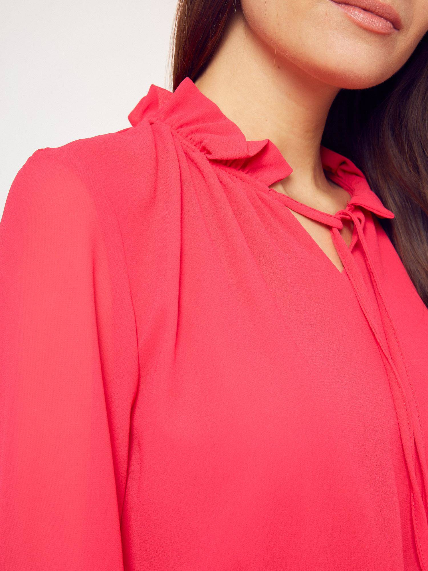 Dress with a tie under the neck Cocomore Boutiqe pink
