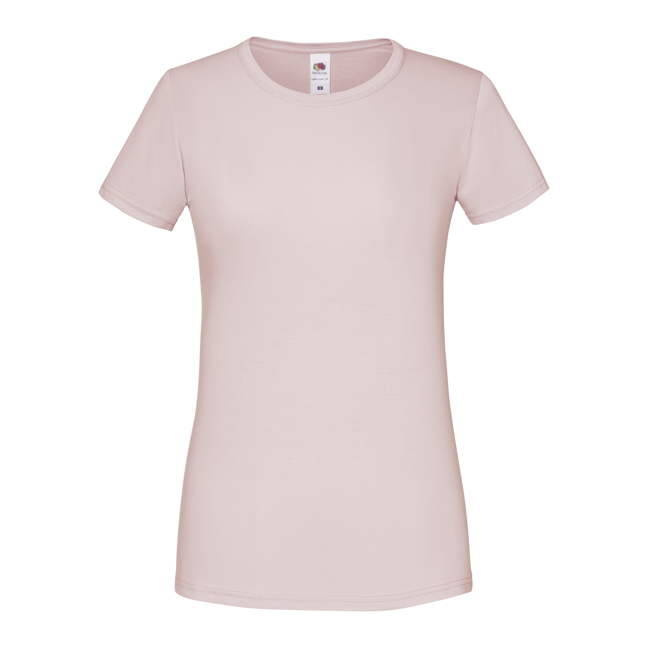 Icon Women's Powder T-shirt in combed cotton Fruit of the Loom