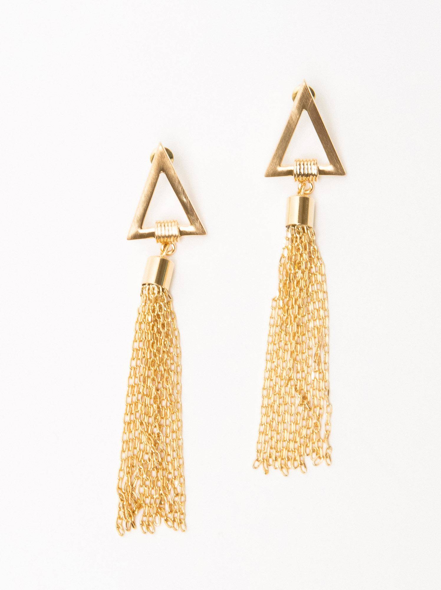 Gold plated earrings Yups dbi0430. R06