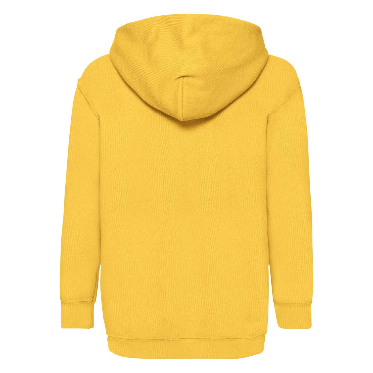 Yellow children's sweatshirt Classic kangaroo Fruit of the Loom