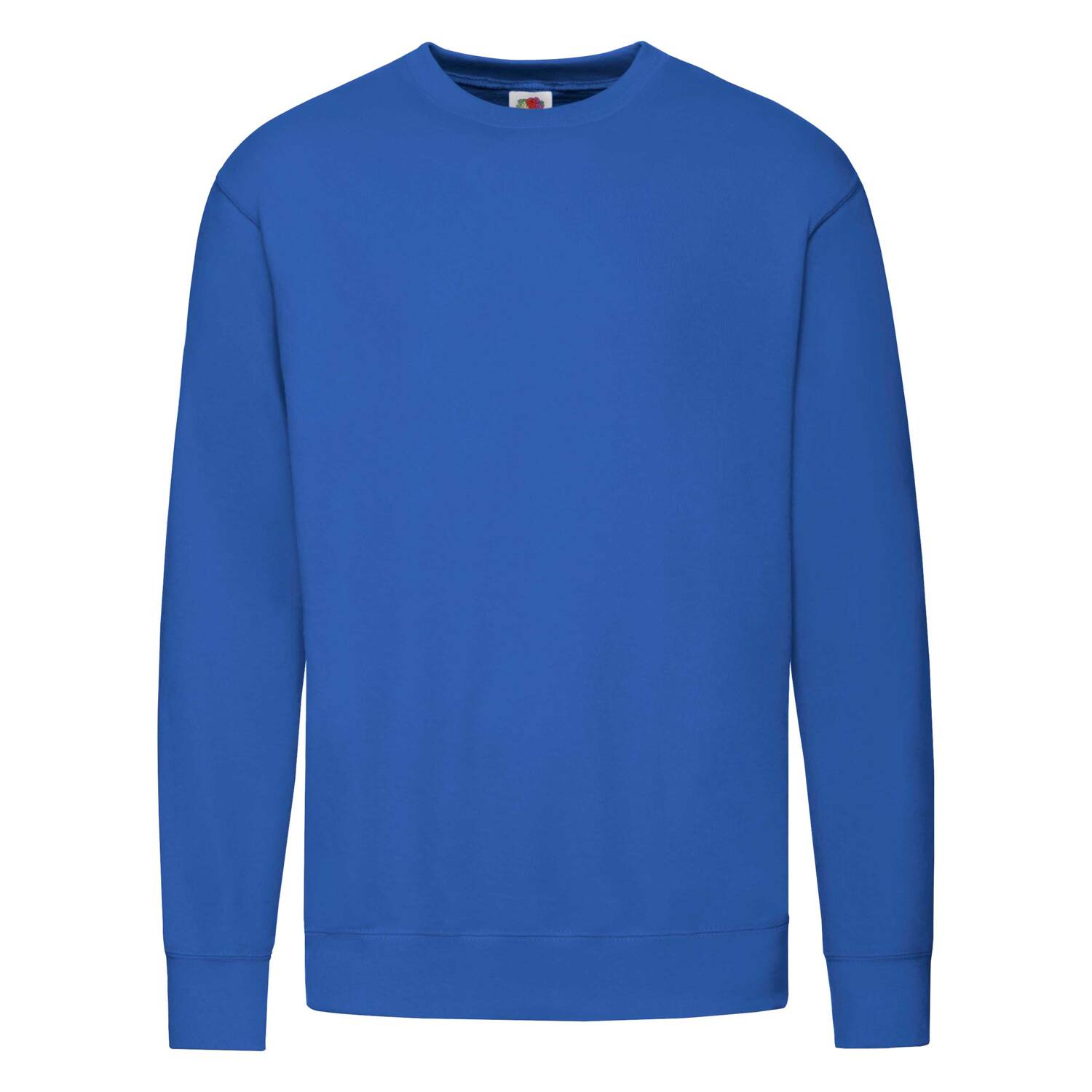 Blue Men's Sweatshirt Lightweight Set-in-Sweat Sweat Fruit of the Loom