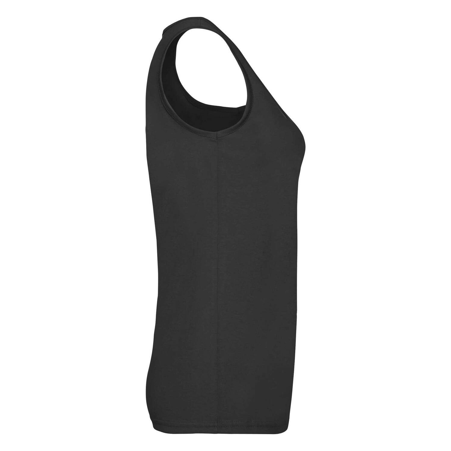 Czarna koszulka damska Valueweight Vest Fruit of the Loom