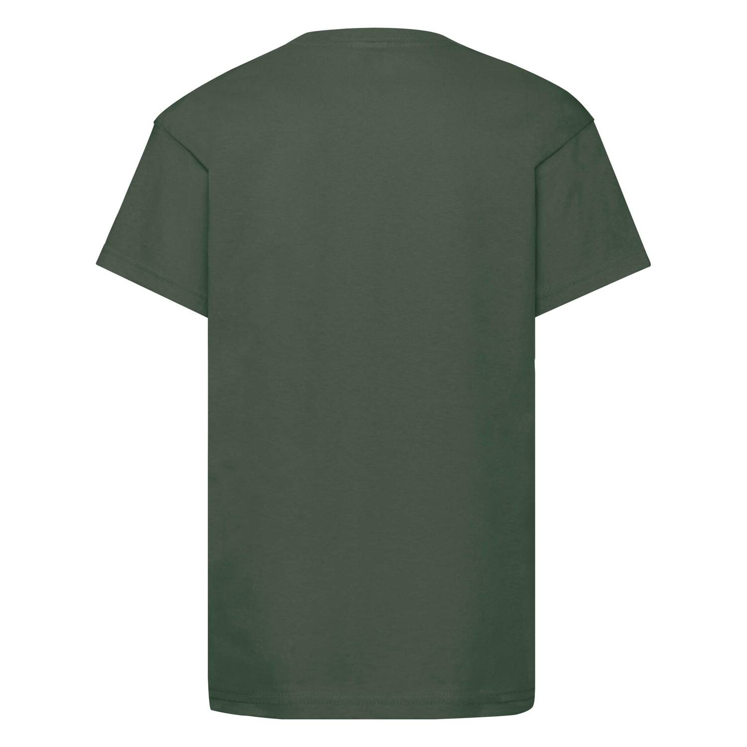 Green T-shirt for Children Original Fruit of the Loom