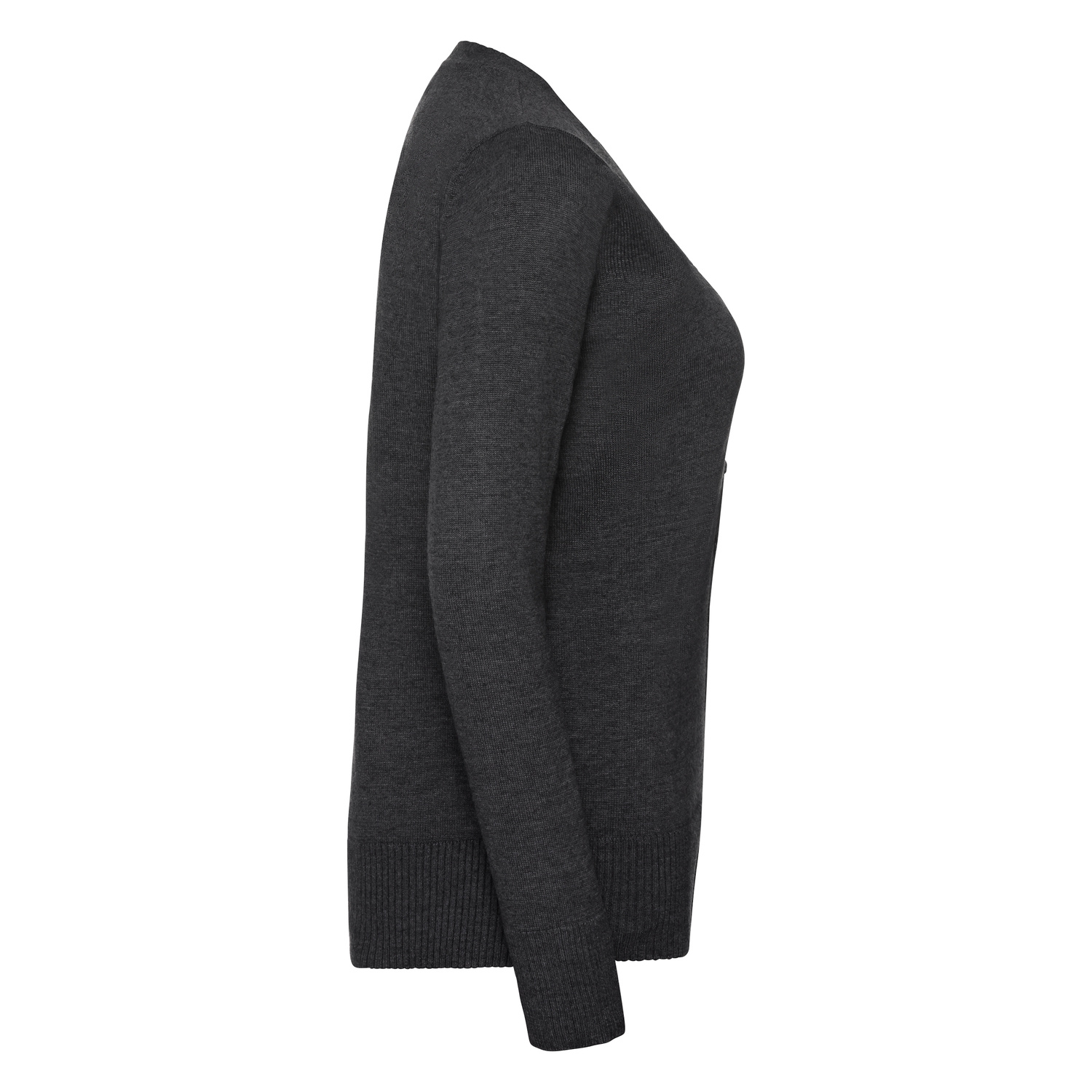 Anthracite women's pointed cardigan Russell