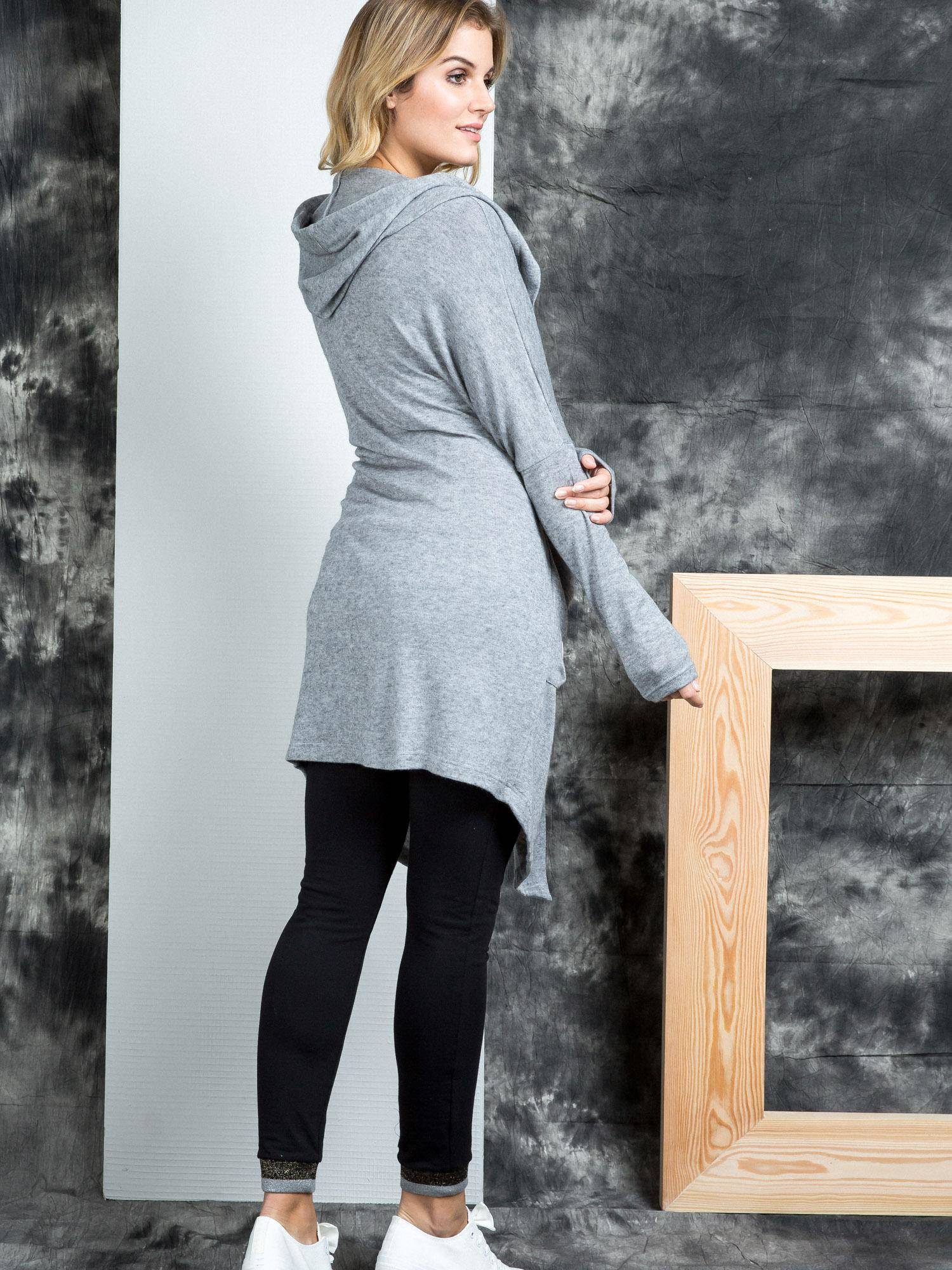 A cape of mine... Mi with patch pockets gray