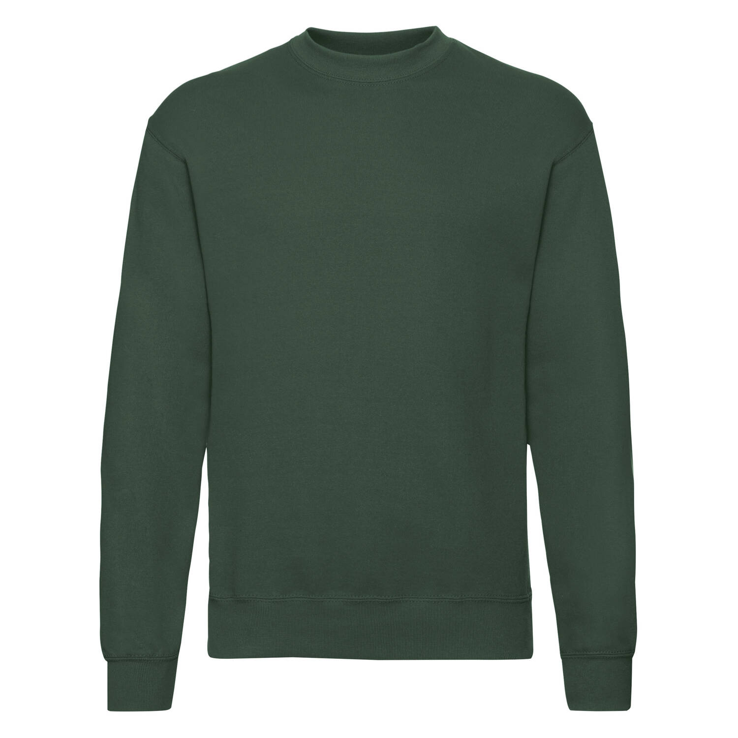 Green Men's Set-in Sweat Fruit of the Loom