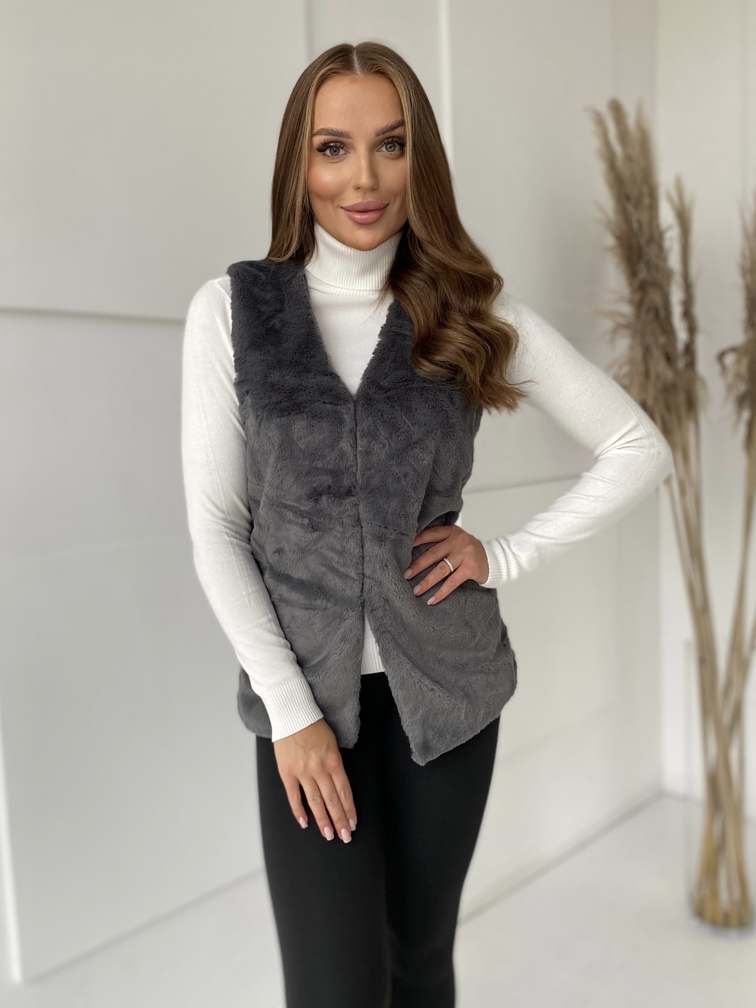 Vestă antracit Yups LP-018. R18