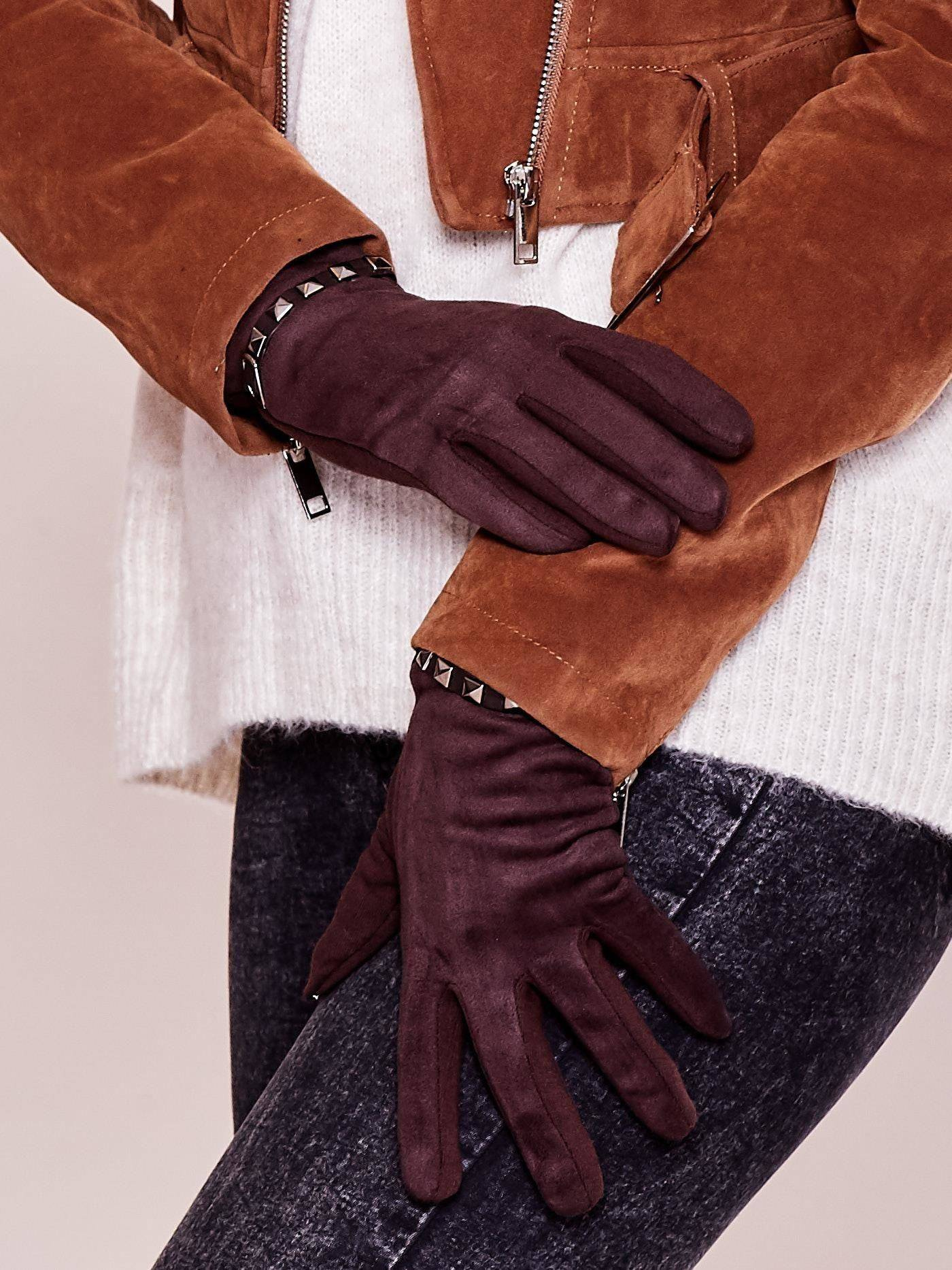 Brown gloves Yups bx4217. R19