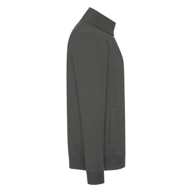 Grafitowa bluza męska rozpinana Sweat Jacket Fruit of the Loom