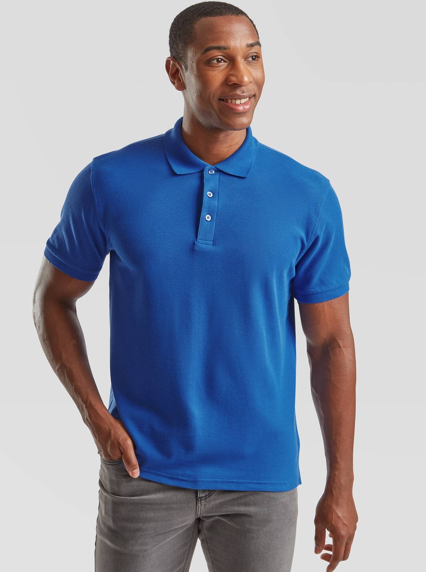 Levně Blue Iconic Polo 6304400 Friut of the Loom