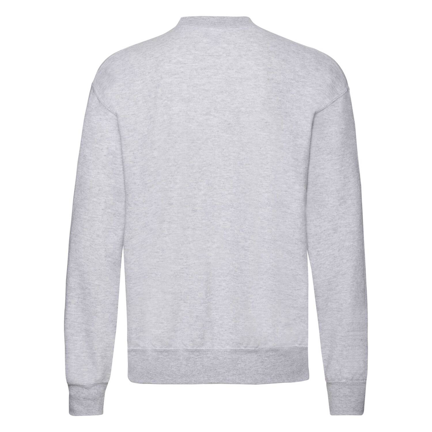 Light grey men's sweatshirt Set-in Sweat Fruit of the Loom