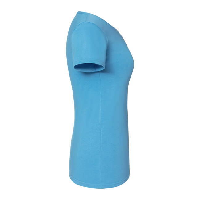 Blue Iconic women's t-shirt in combed cotton Fruit of the Loom