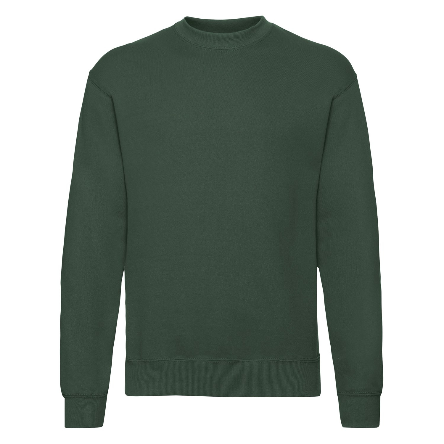 Green Men's Set-in Sweat Fruit of the Loom