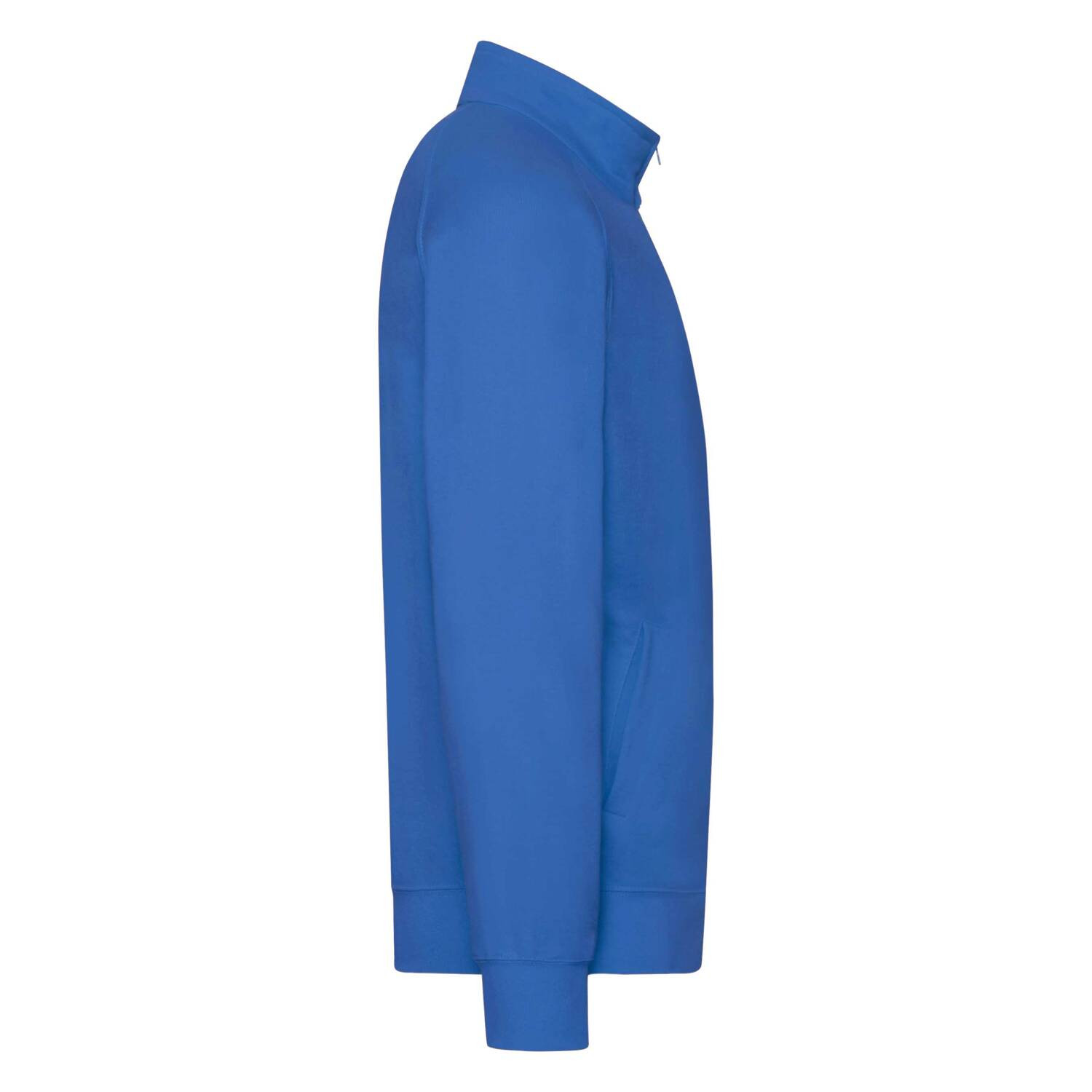 Blue Men's Sweatshirt Lightweight Sweat Jacket Fruit of the Loom