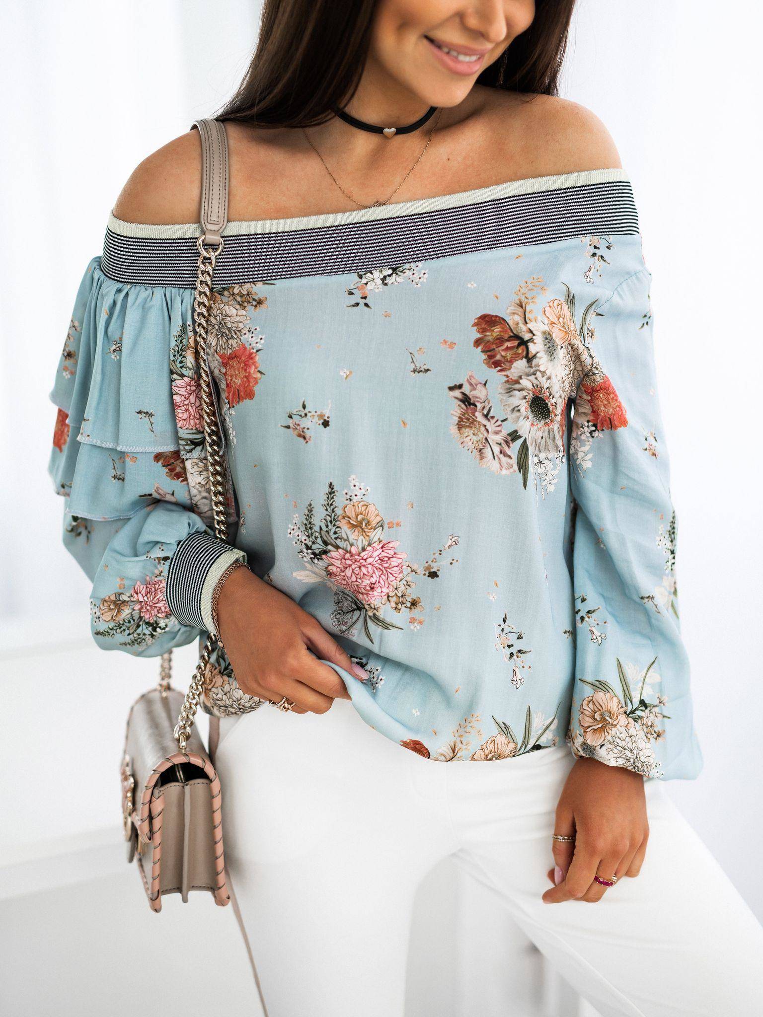 Blouse blue Cocomore cmgBL1287.R34