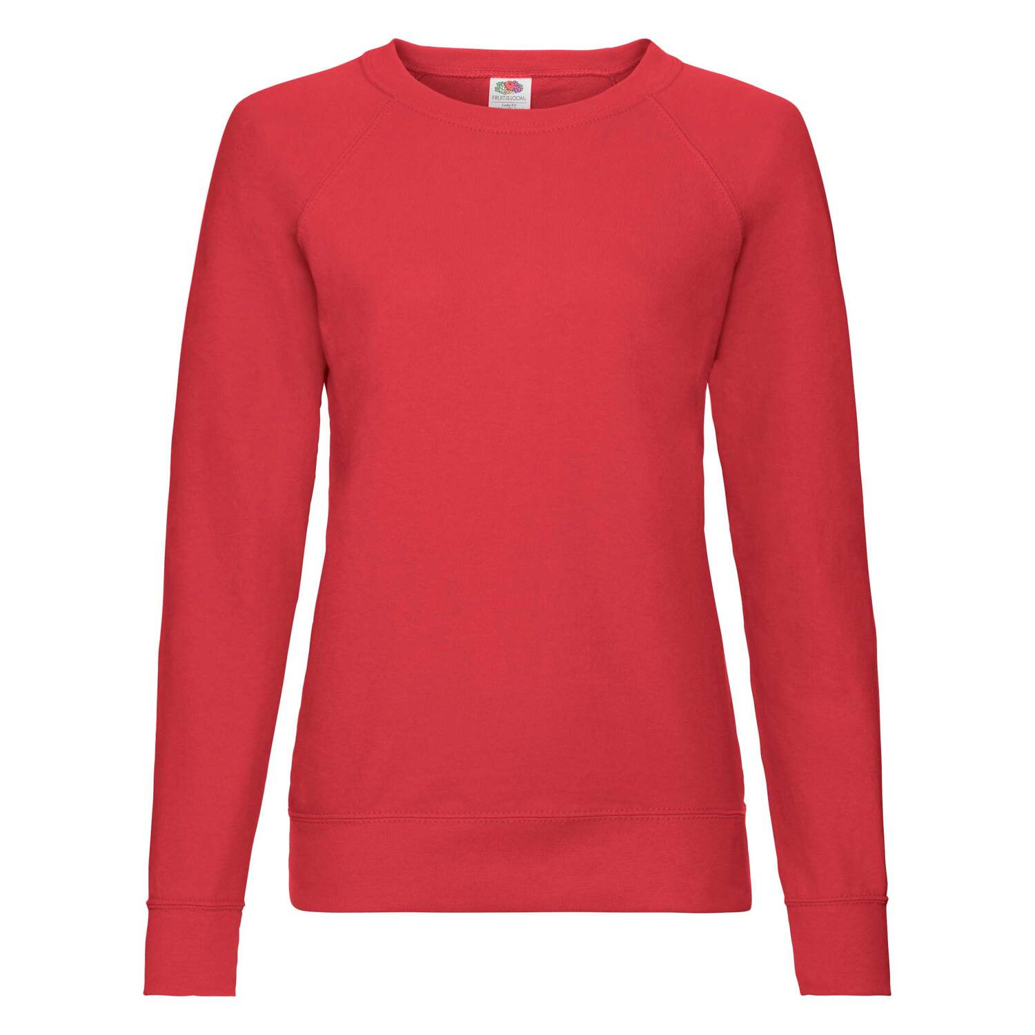 Red sweatshirt classic light Fruit of the Loom
