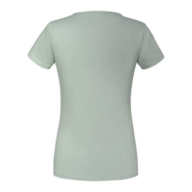 Zielona koszulka damska Iconic 195 Ringspun Premium Premium Fruit of the Loom
