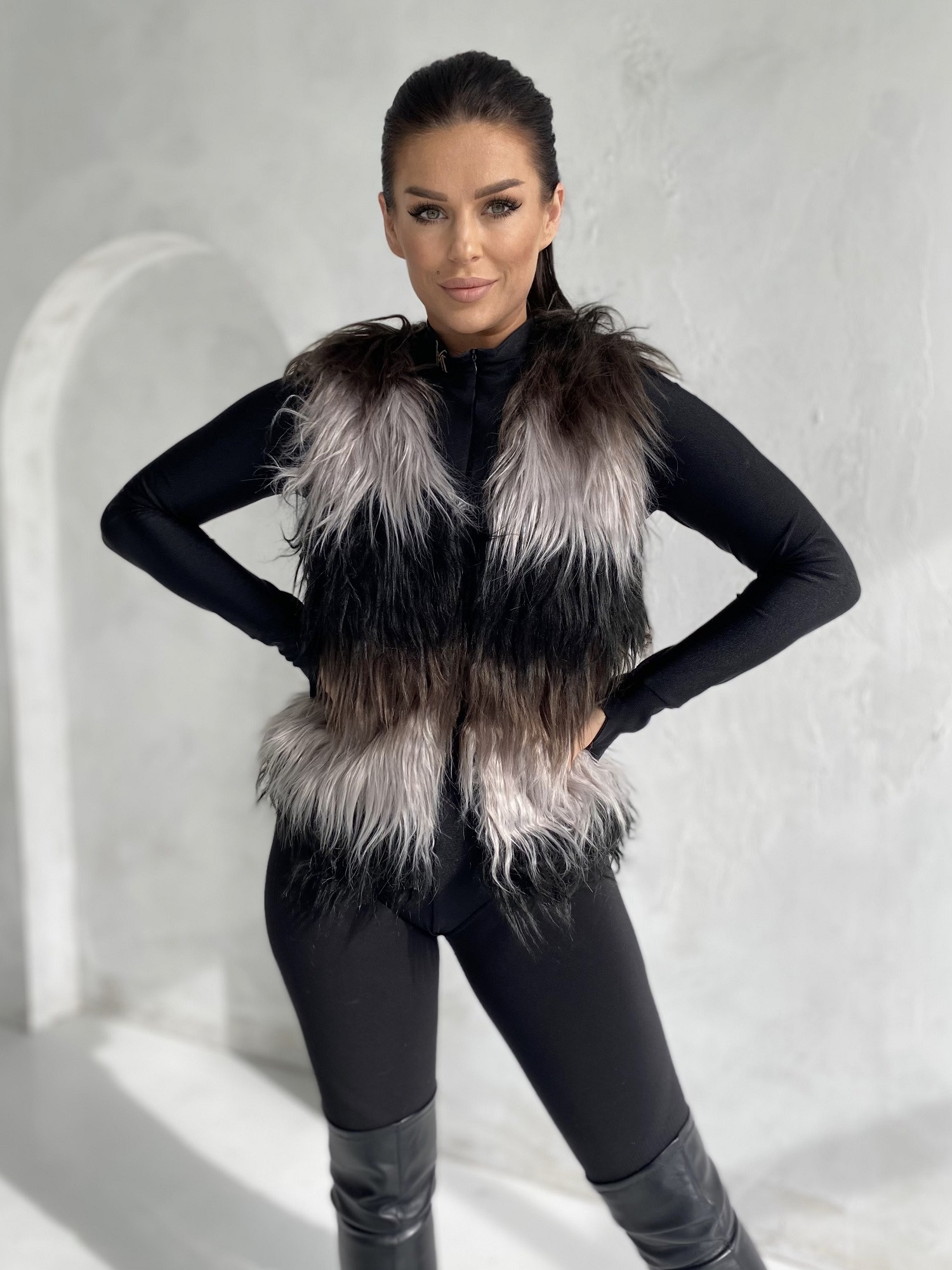 Multicolor vest Yups DT-067. R00