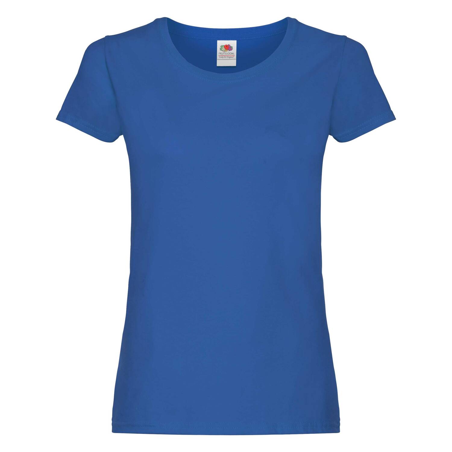Blue Lady fit T-shirt Original Fruit of the Loom