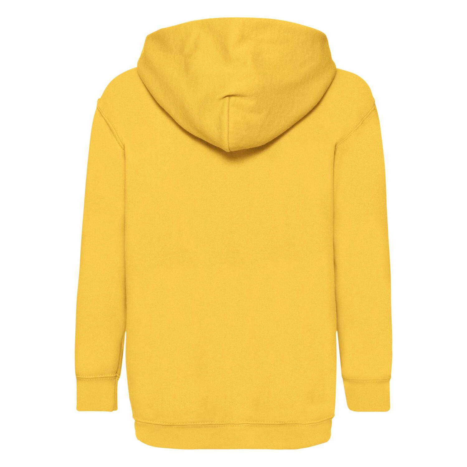 Yellow children's sweatshirt Classic kangaroo Fruit of the Loom