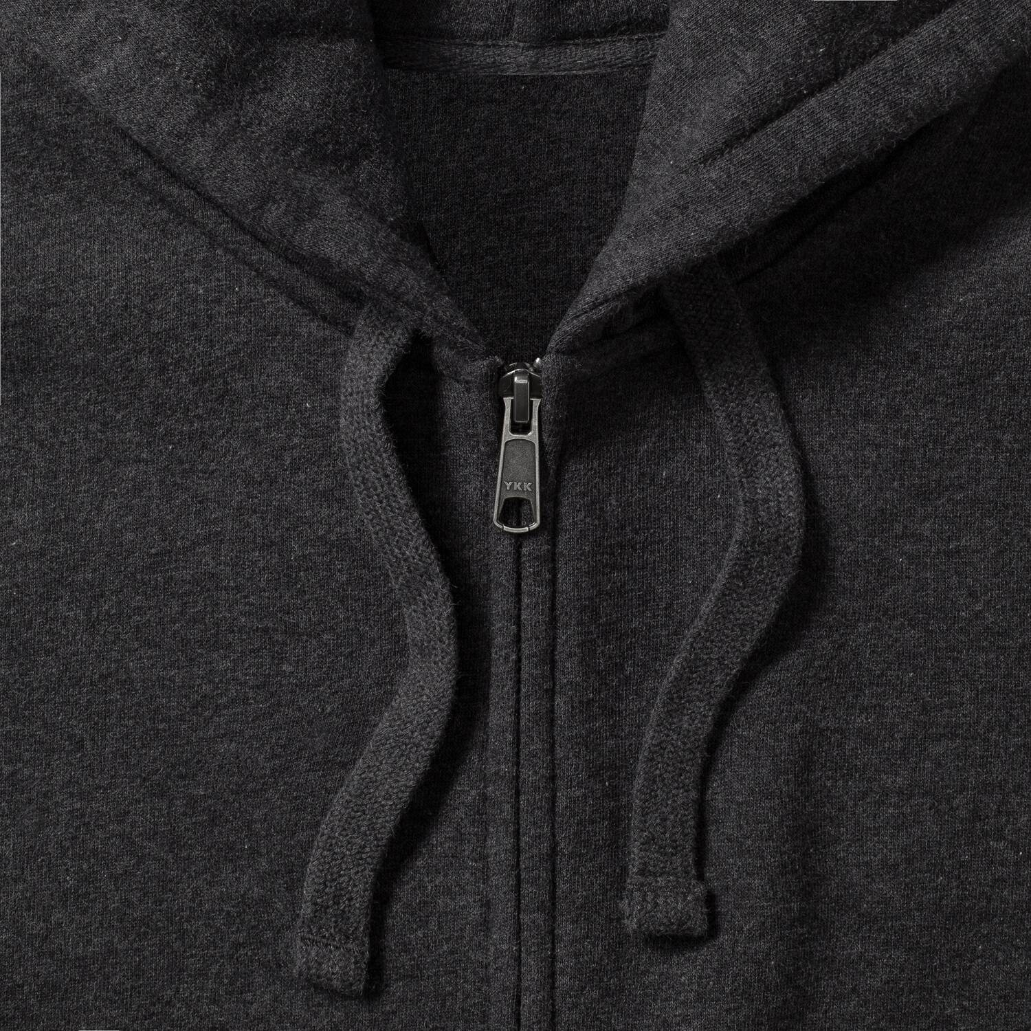 Women's Authentic Melange Zipped Hooded Sweat Russell
