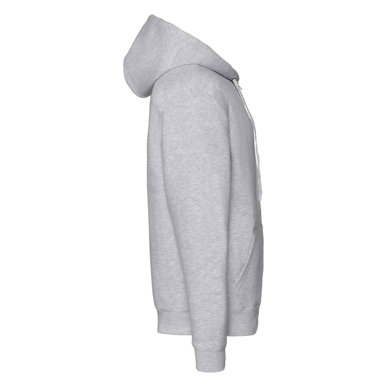 Light grey men&#039;s hoodie Premium Fruit of the Loom