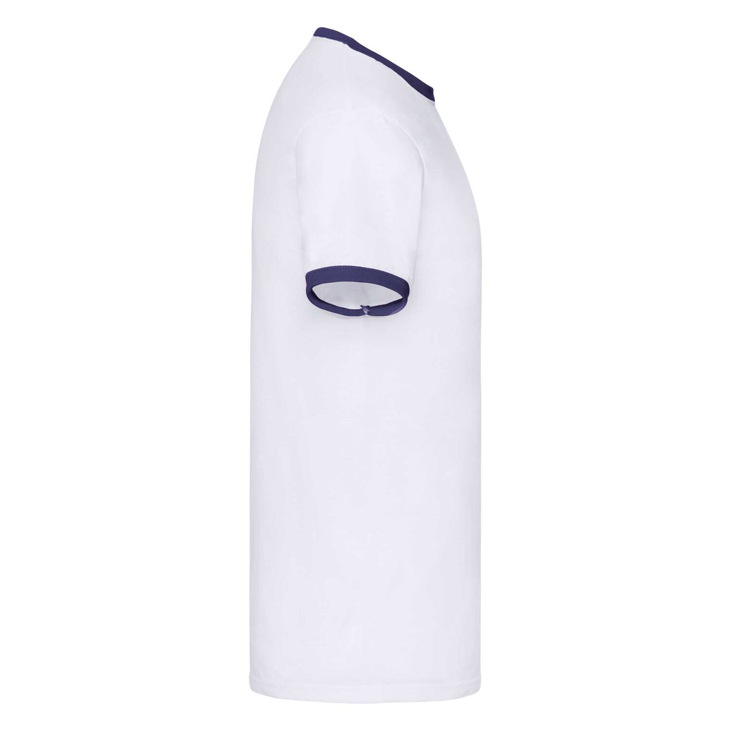 White T-shirt Ringer Fruit of the Loom