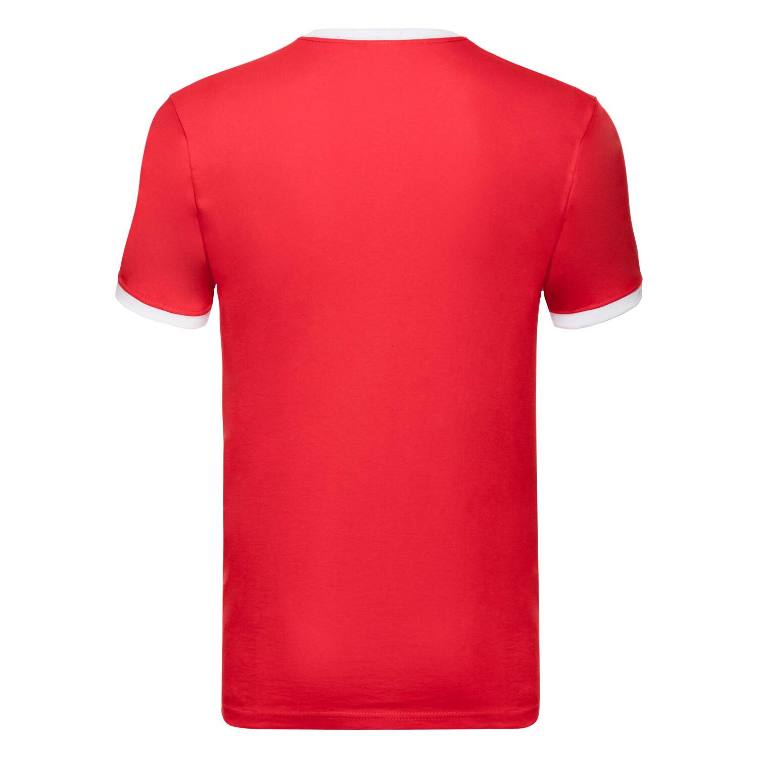 Men's red t-shirt Ringer Fruit of the Loom