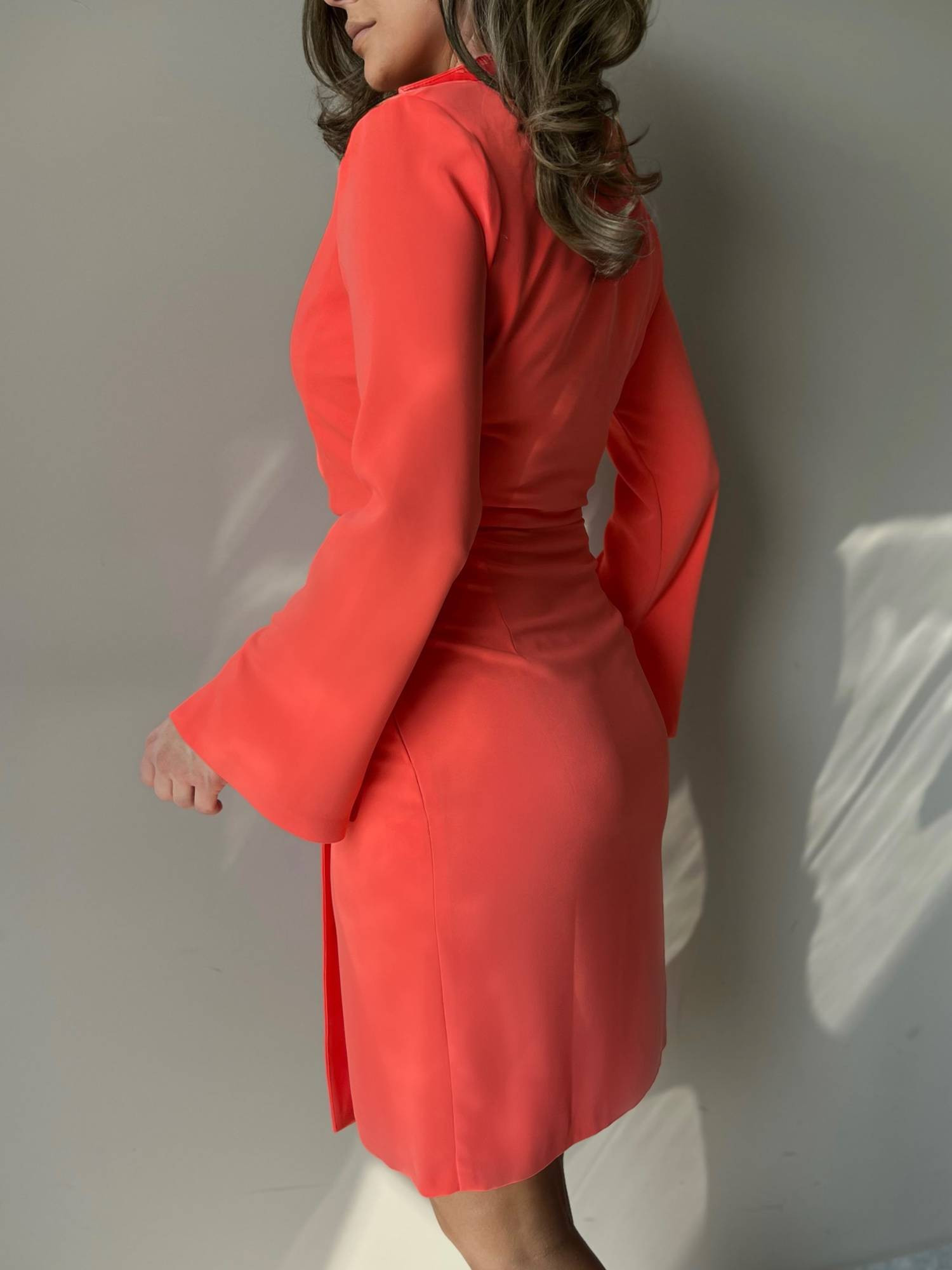 Orange dress By o la la cxp1185.orange
