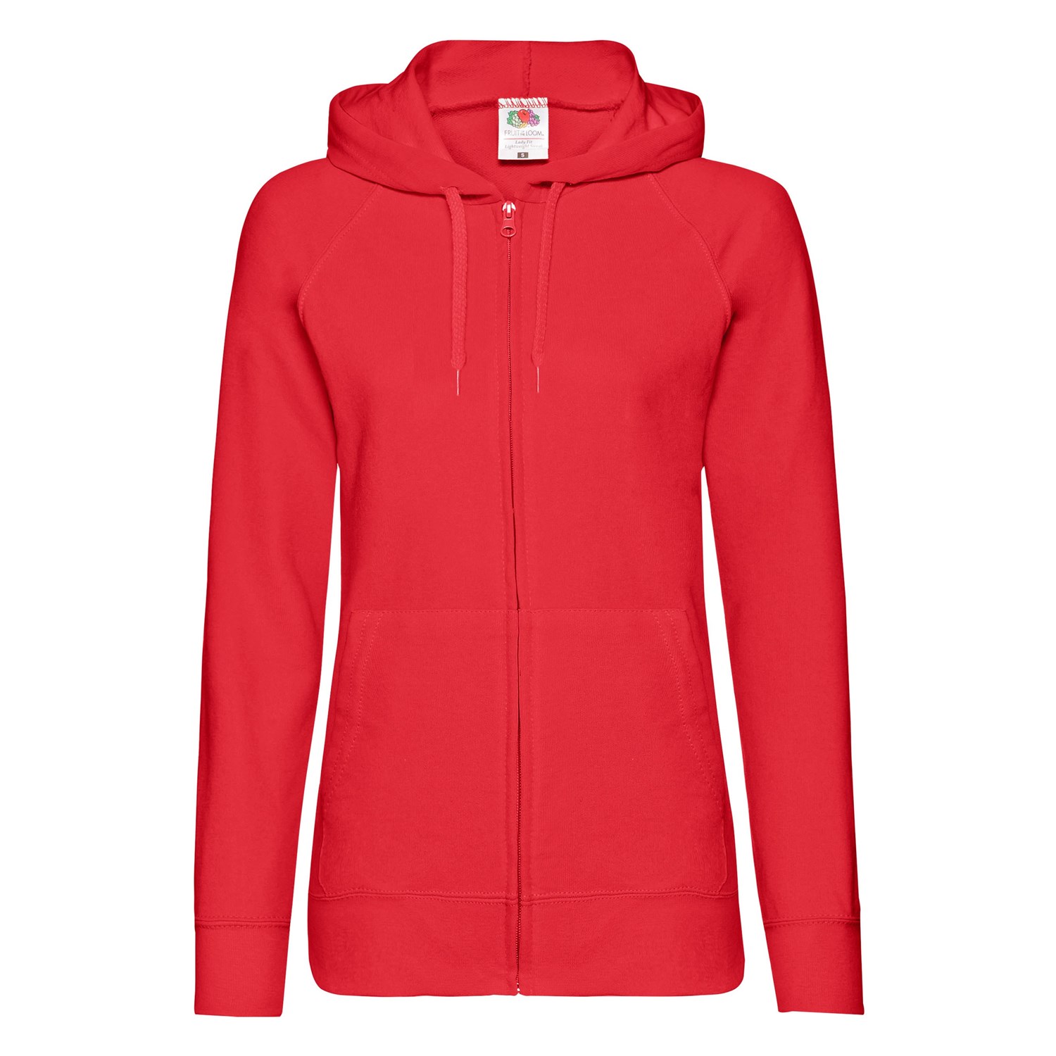 Red Hoodie Lady Fit Fruit Of The Loom