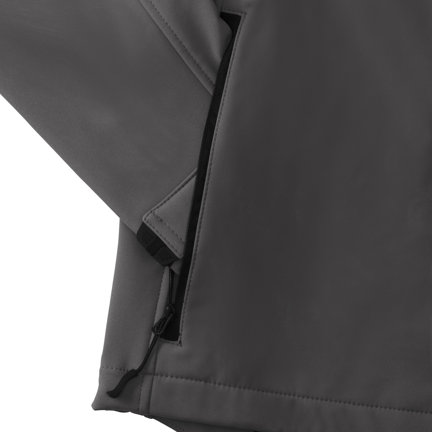 Dark Grey Men&#039;s Soft Shell Russell Jacket