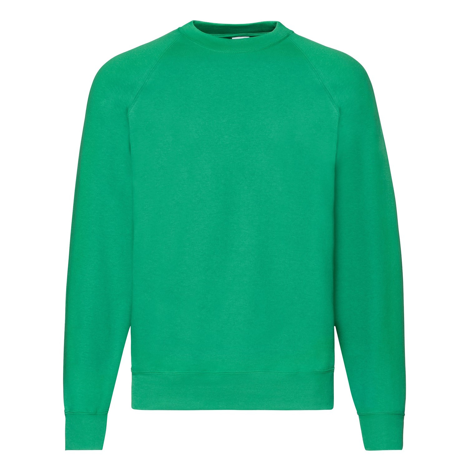 Zielona bluza męska Raglan Sweat Fruit of the Loom