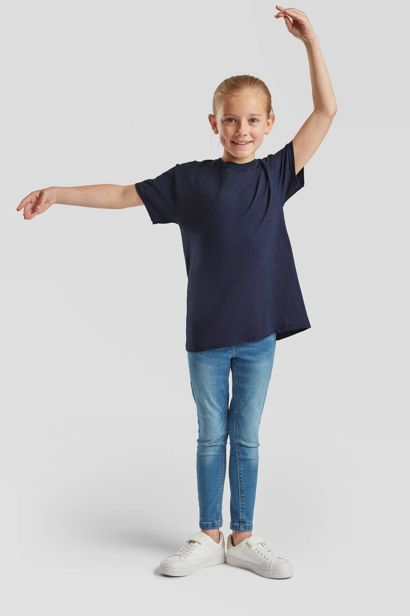 Navy T-shirt for kids Original Fruit of the Loom