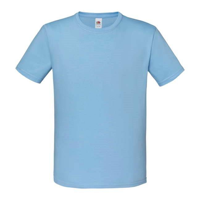 Blue children's t-shirt in combed cotton Fruit of the Loom