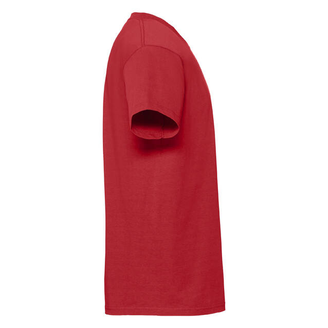 Iconic 195 Ringspun Premium Fruit of the Loom Men's Red T-shirt