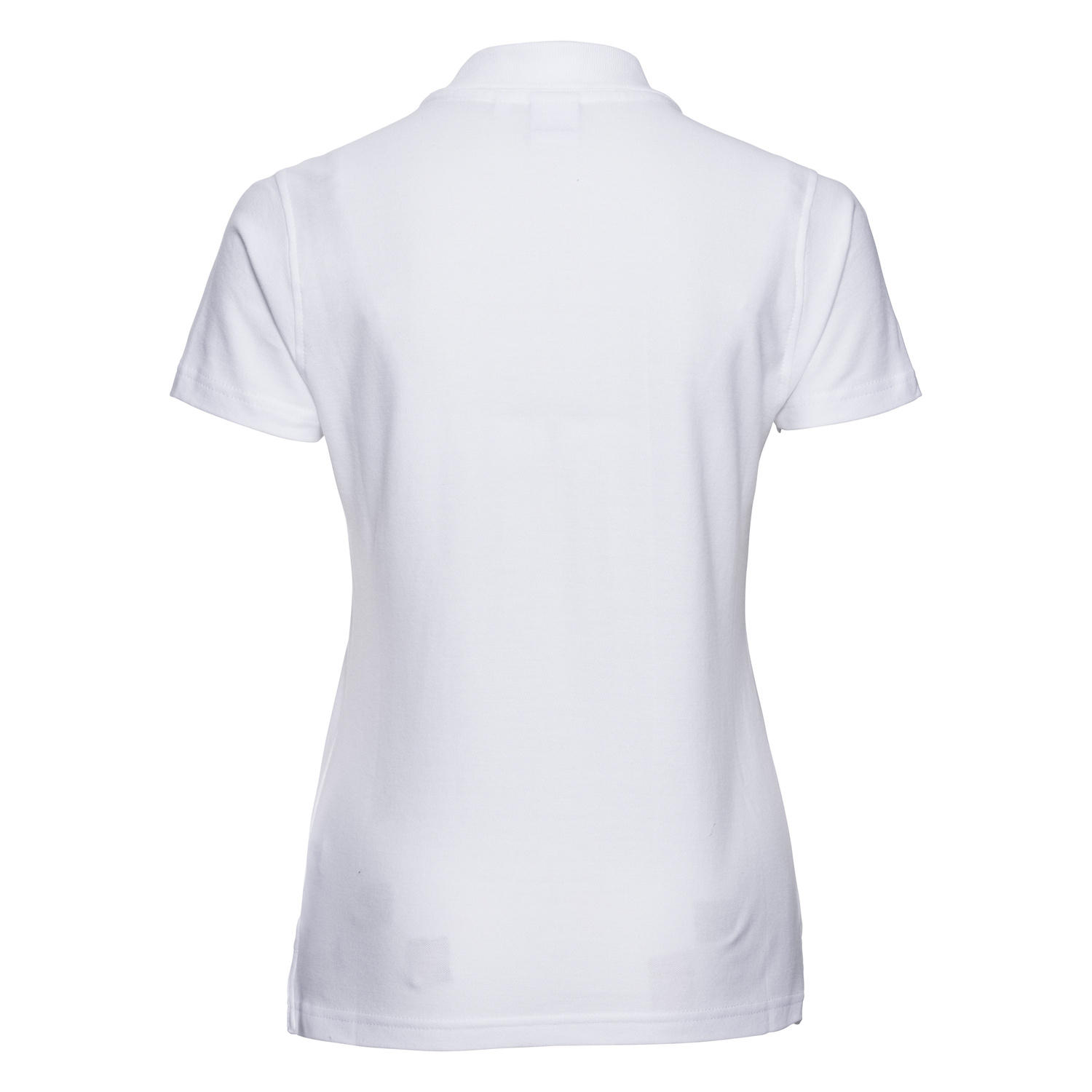Women's white cotton polo shirt Ultimate Russell