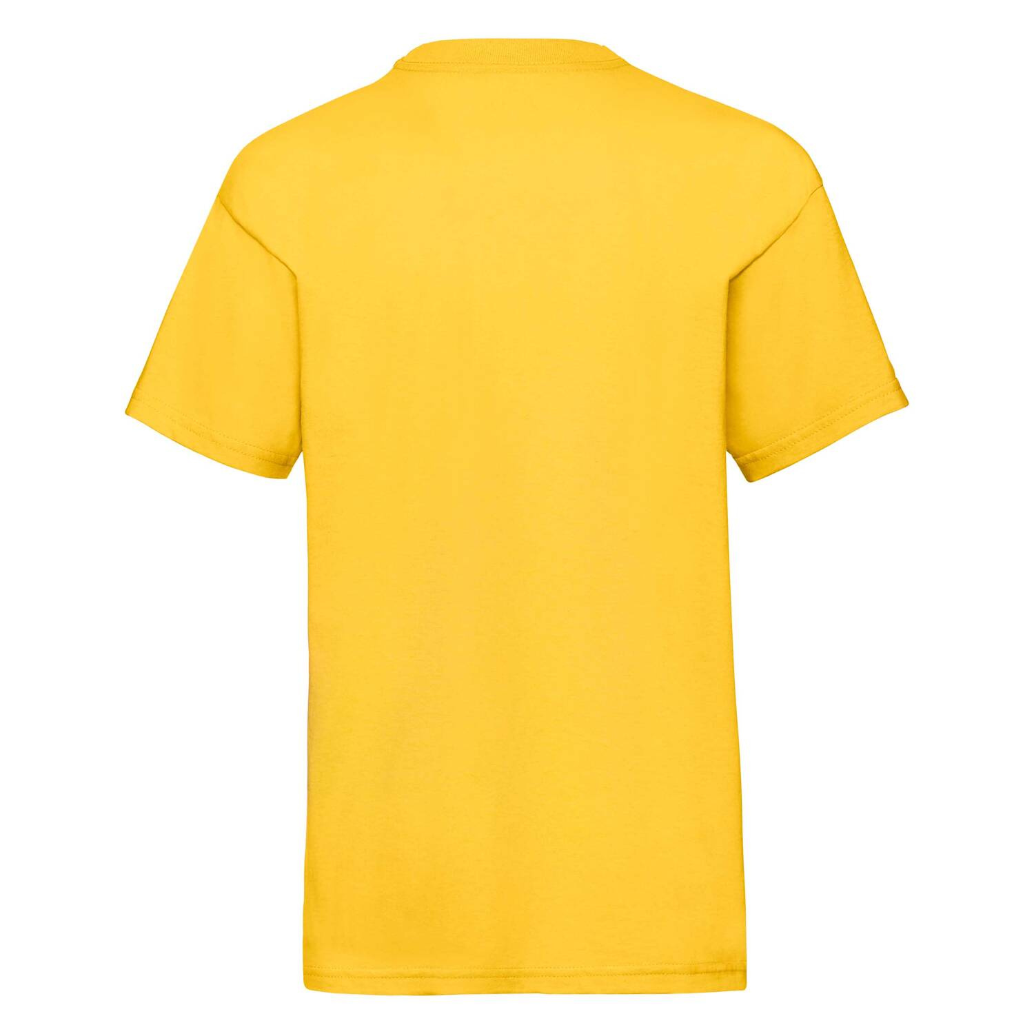 Yellow Cotton T-shirt Fruit of the Loom