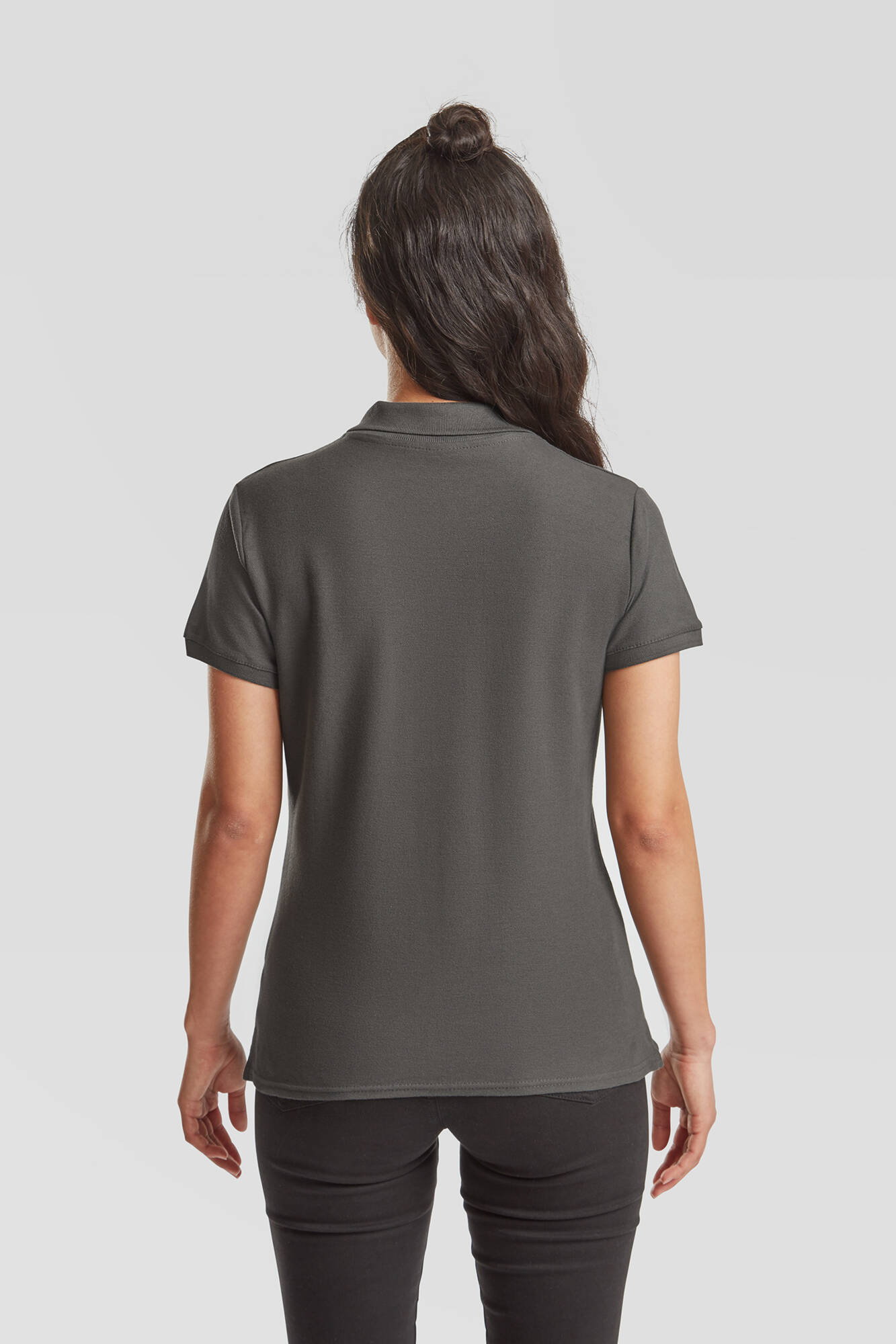 Graphite Women's Polo Fruit of the Loom