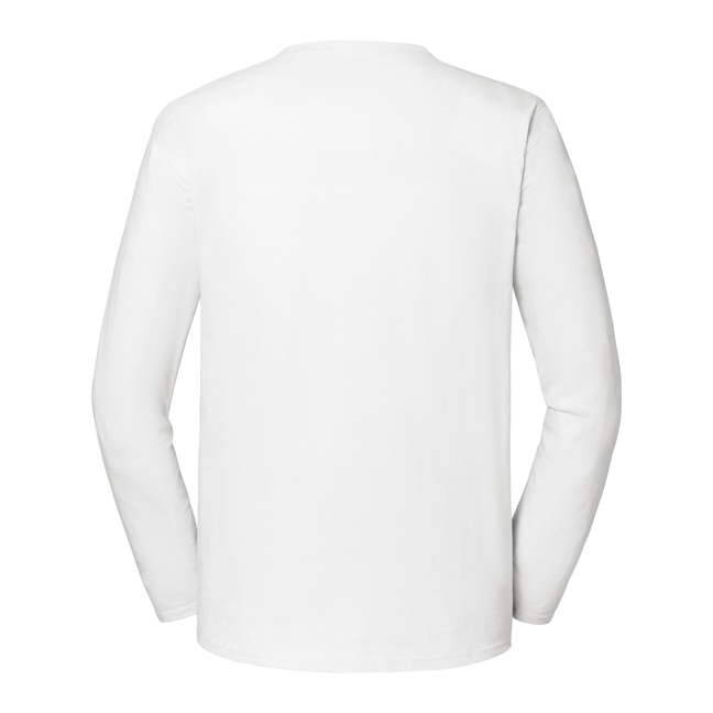 White Men's T-shirt Iconic 195 Ringspun Premium Fruit of the Loom