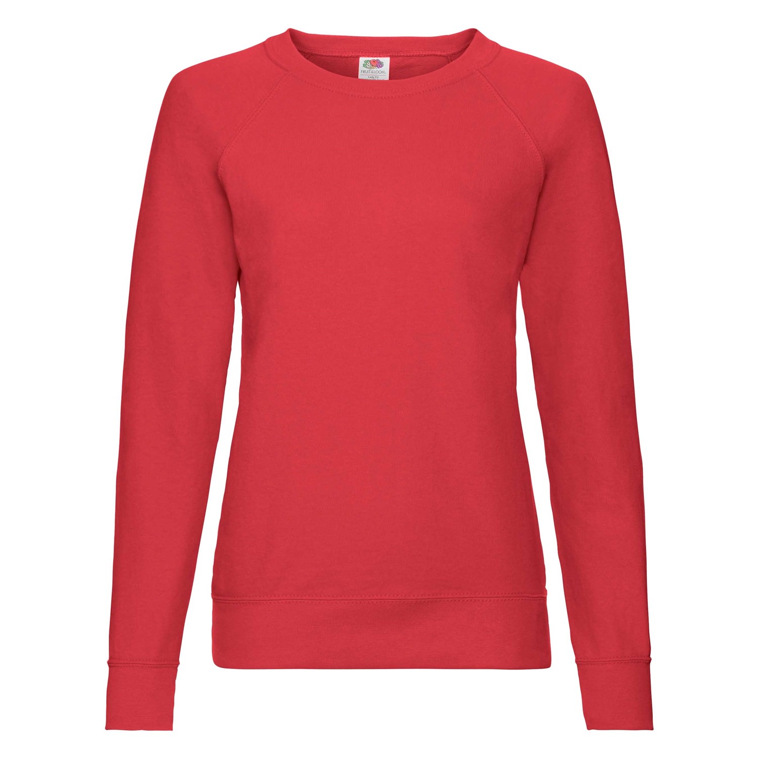 Red sweatshirt classic light Fruit of the Loom