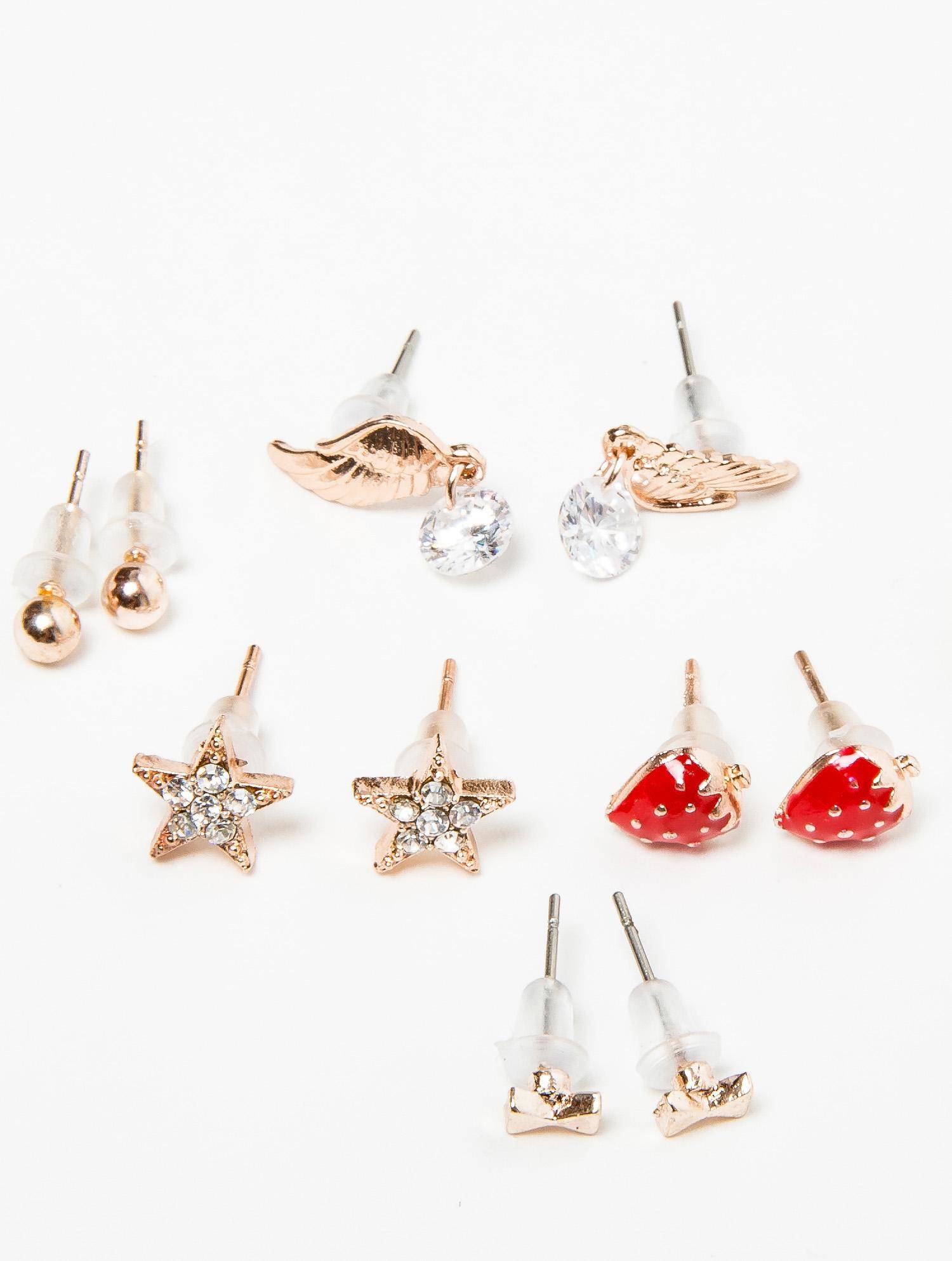 Gold earrings Yups dbi0447. R00