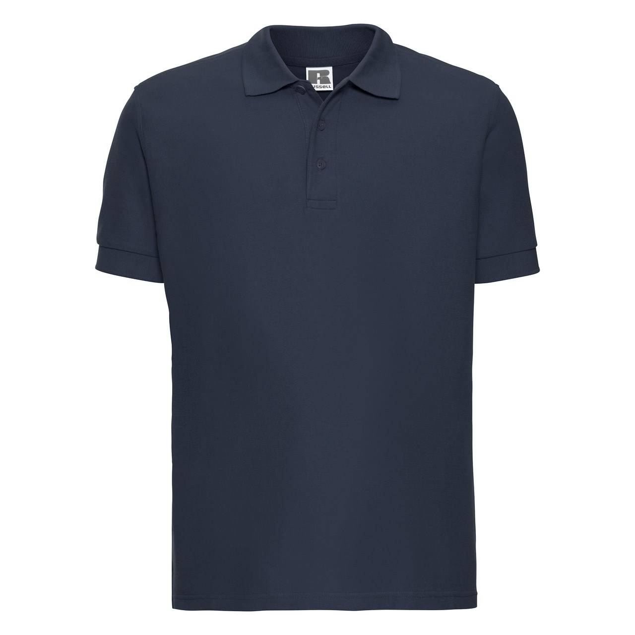 Men's navy blue cotton polo shirt Ultimate Russell