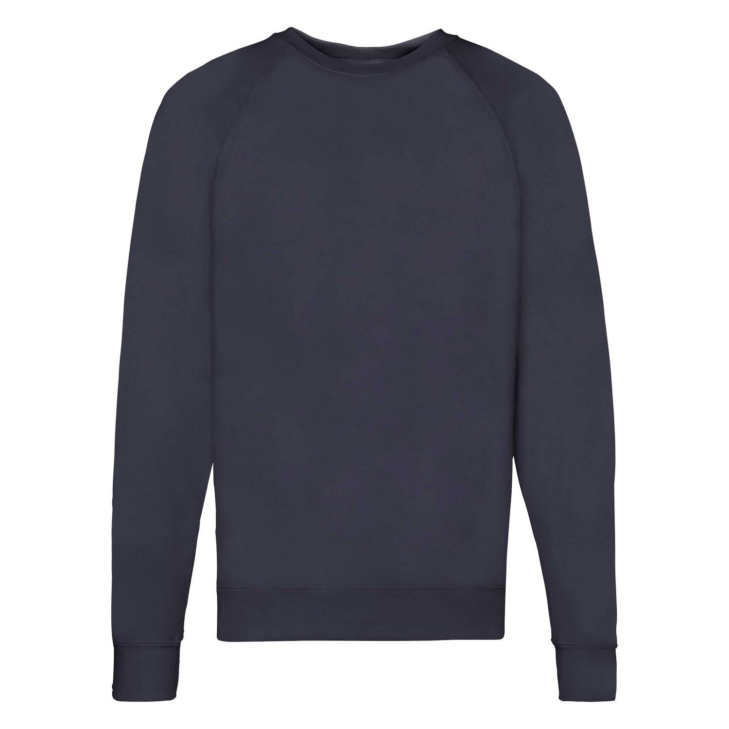 Navy blue men&#039;s sweatshirt Lightweight Raglan Sweat Fruit of the Loom