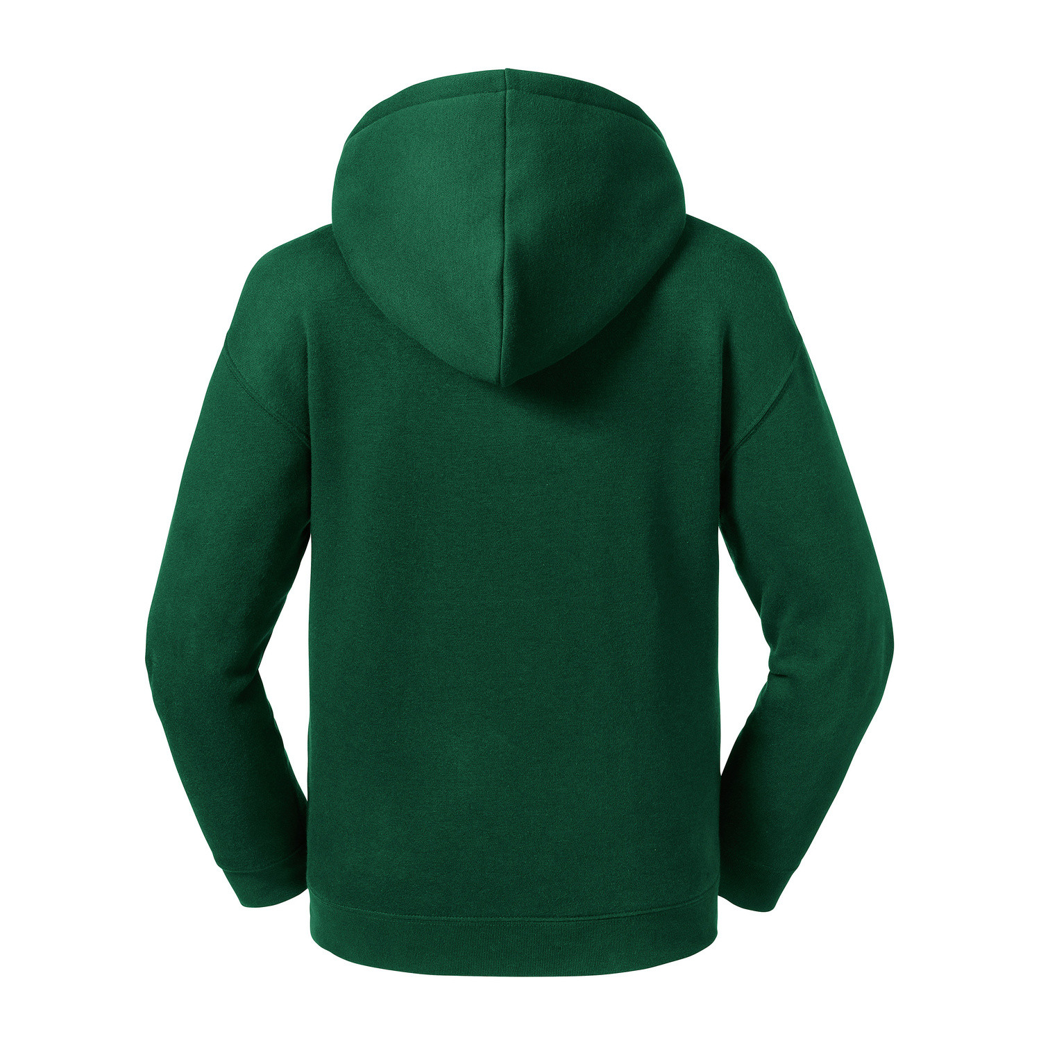 Green children's hoodie Authentic Russell