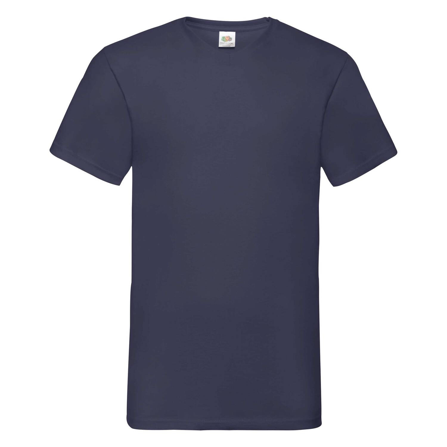 Granatowa koszulka męska Valueweight V-Neck Fruit of the Loom