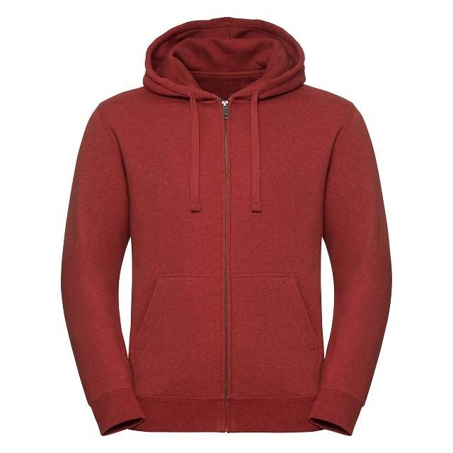 Men's Authentic Melange Zipped Hooded Sweat Russell