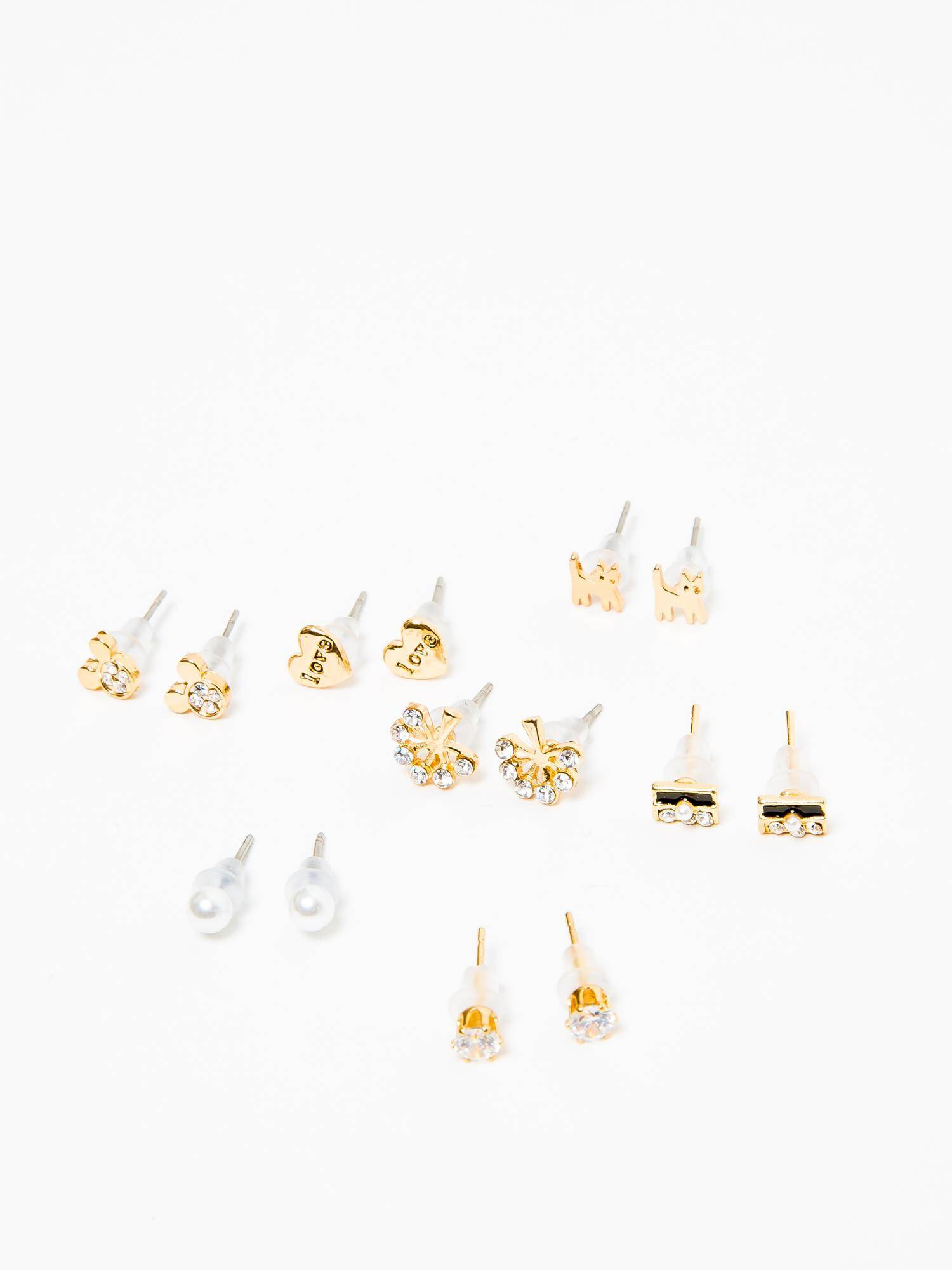 Gold earrings Yups dbi0440. R06